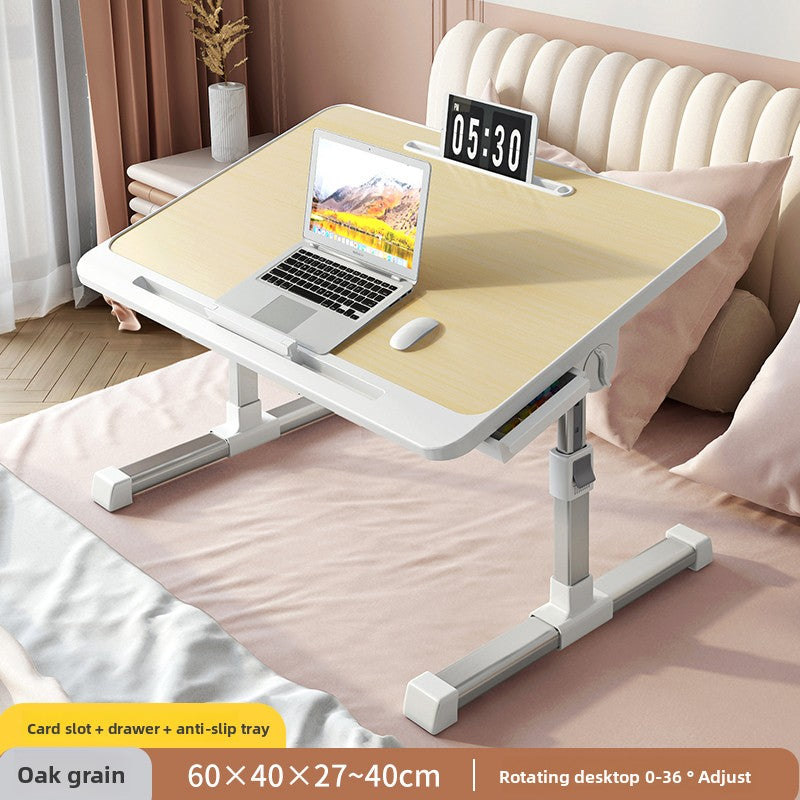 Adjustable Foldable Laptop Bed Desk with USB Port