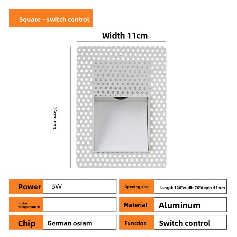 Borderless Human Sensor LED Step Light