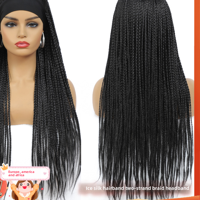 Long Curly Synthetic Hair Wig with Side Bangs