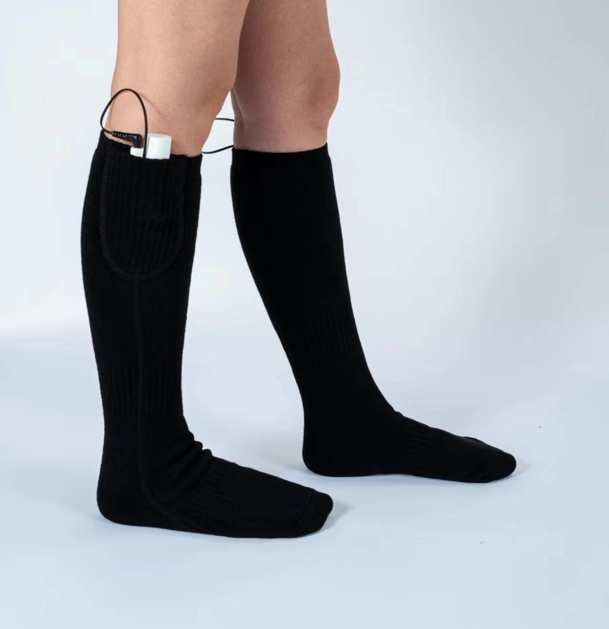 USB Charging Heating Socks Winter Thermal Electric Socks
