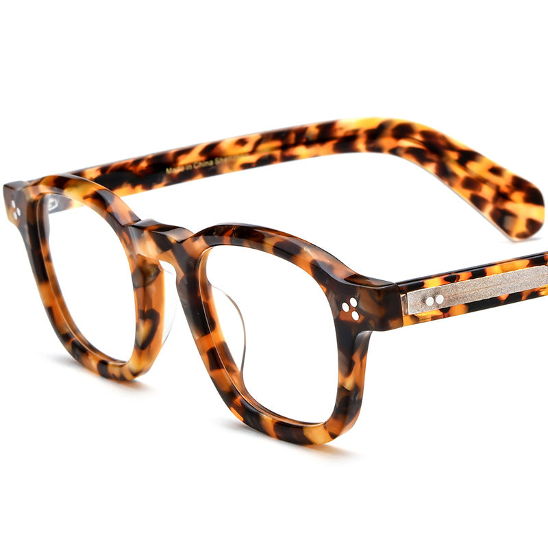Retro Square Acetate Eyeglass Frames