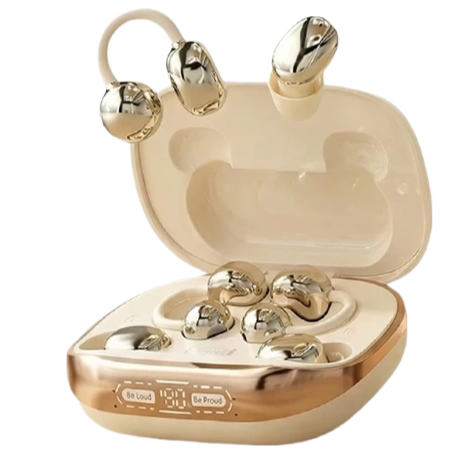 Clip-On Wireless Bluetooth Earphones