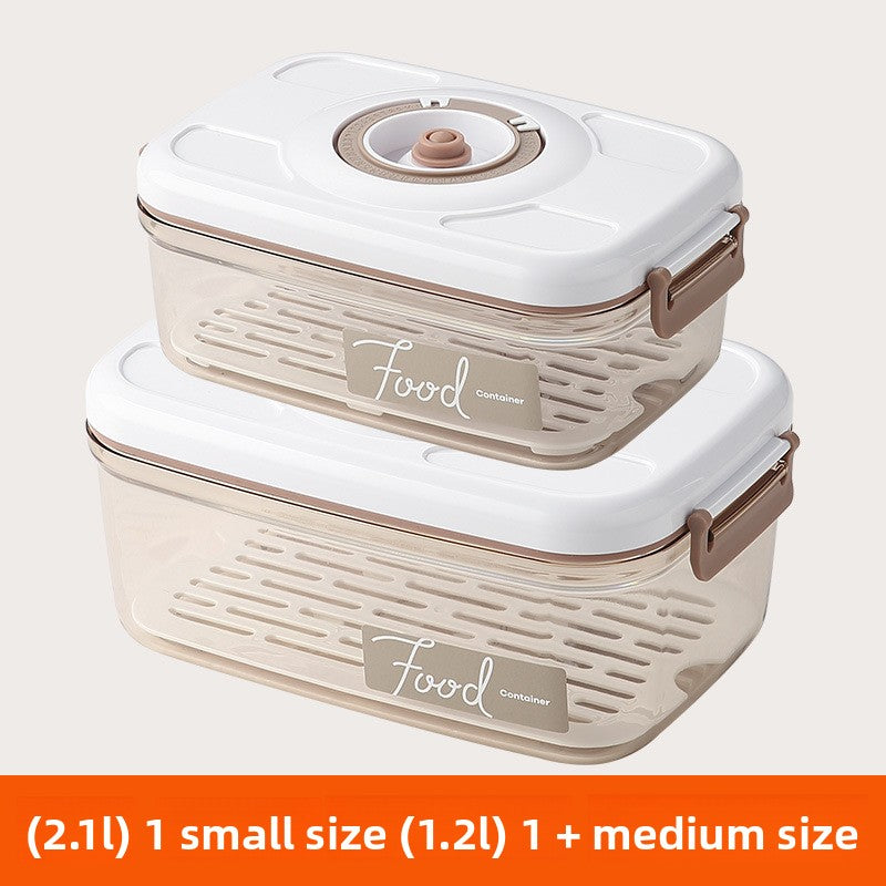 Electric vacuum storage box with air extraction function