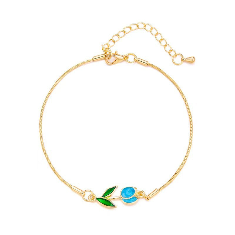 Women's Alloy Tulip Bracelet