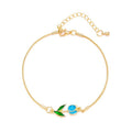 Women's Alloy Tulip Bracelet