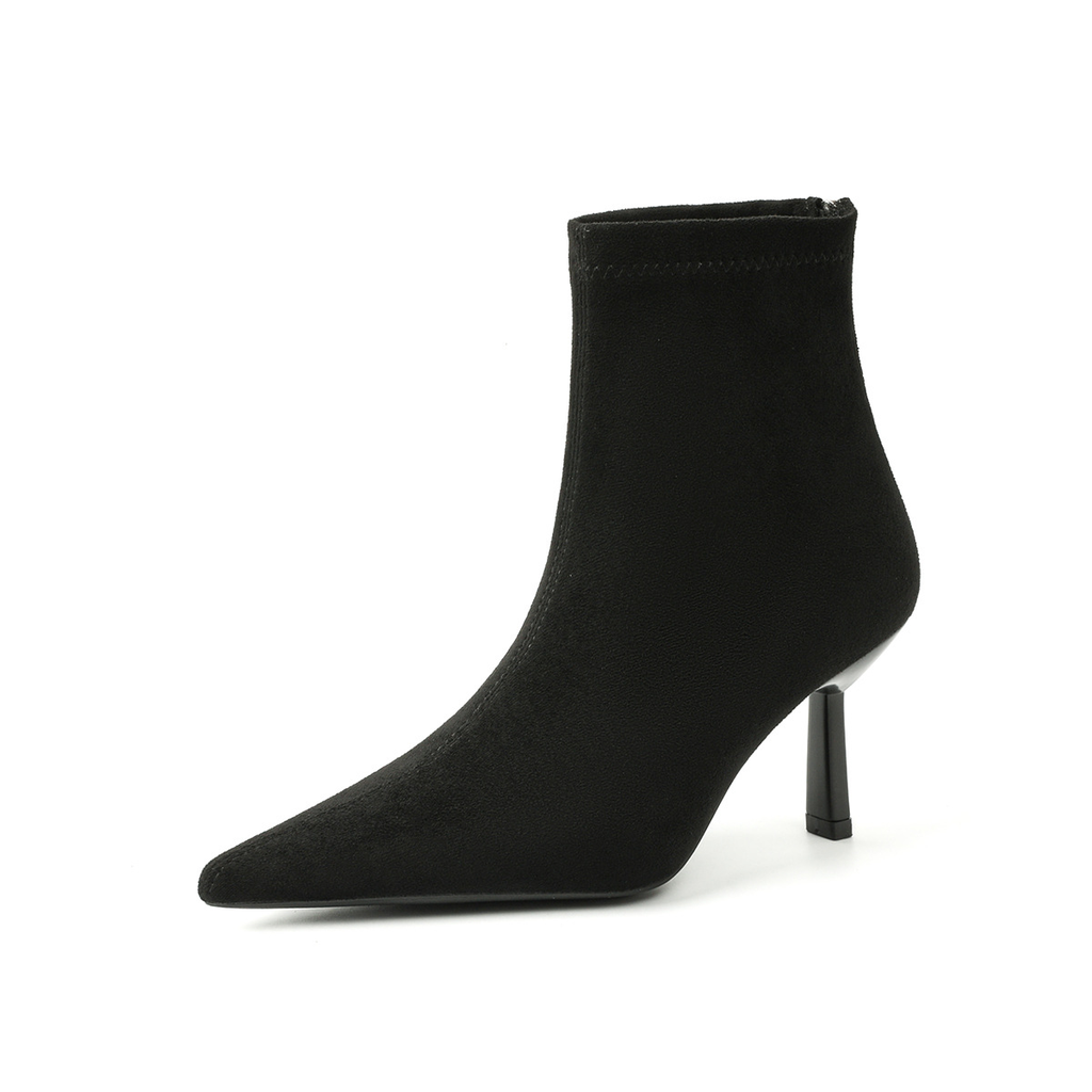 Womens Pointed Toe Stiletto Ankle Boots