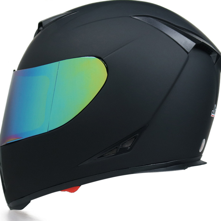 Full Face Bicycle Helmet with Dual Lenses