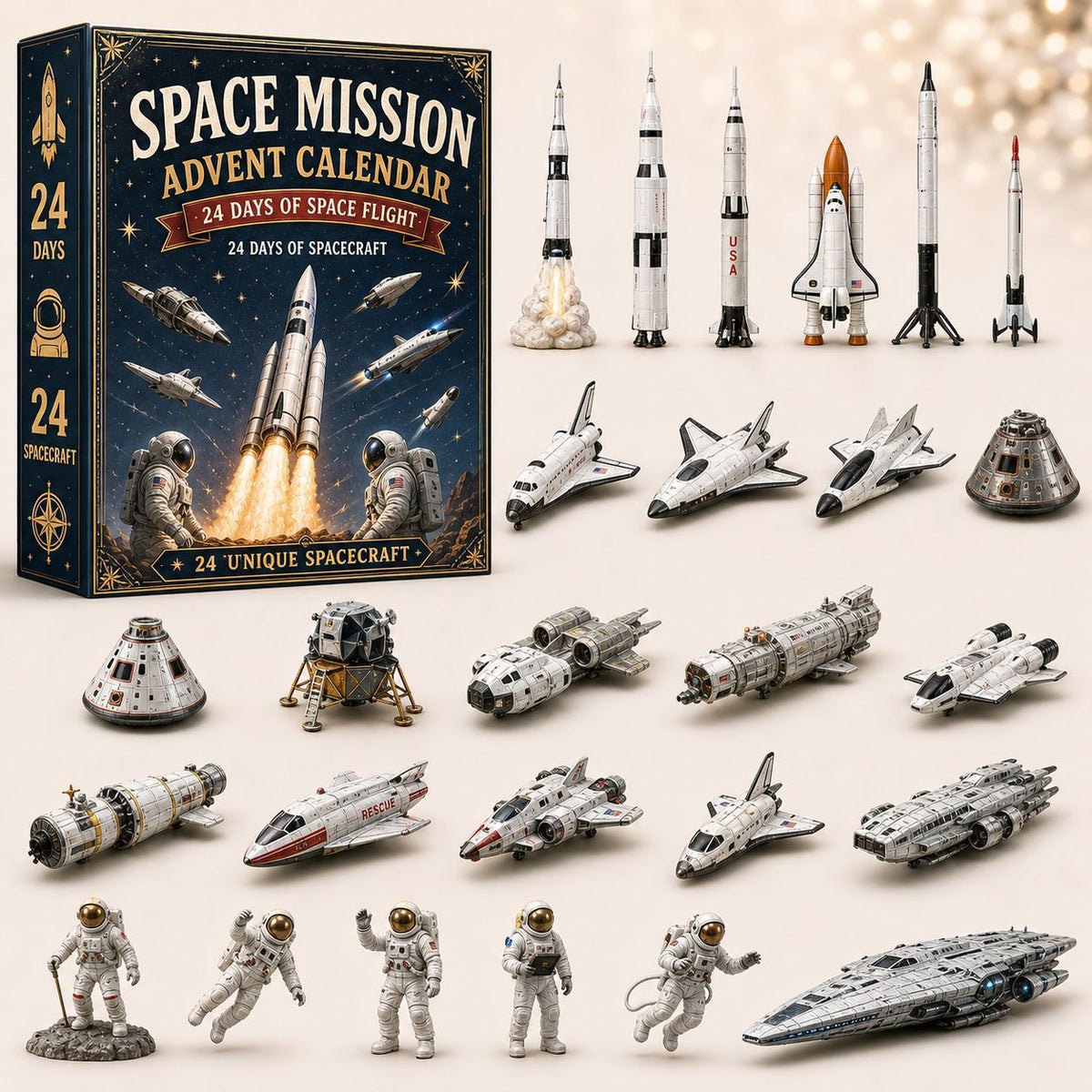 Aircraft Series Blind Box Advent Calendar Christmas Toy