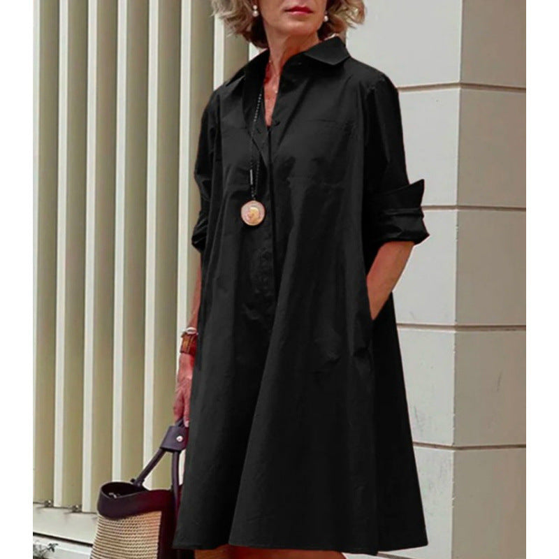 long-sleeve midi dress