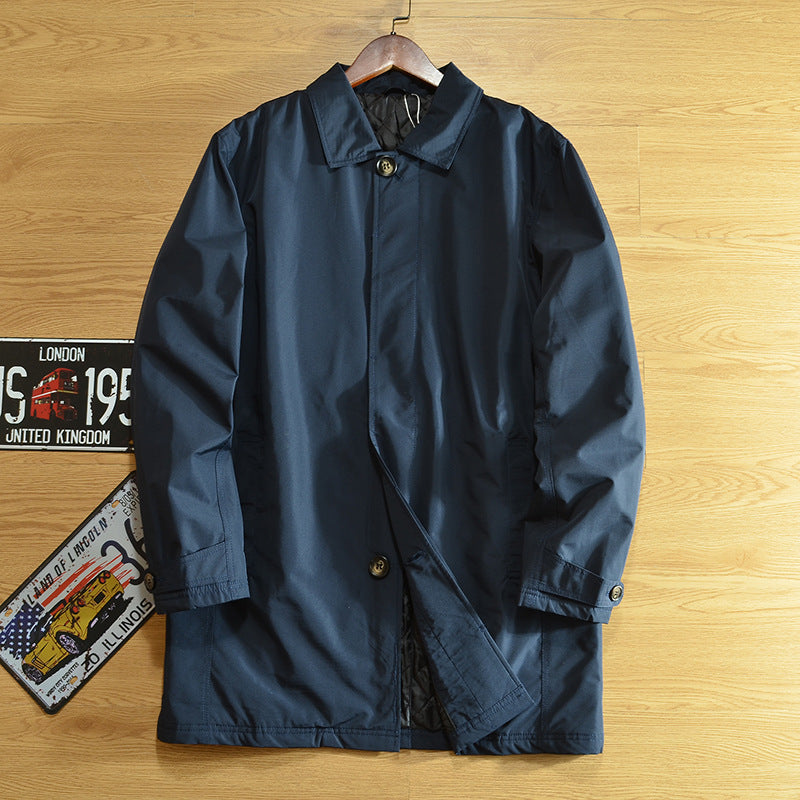 Long Windbreaker Coat