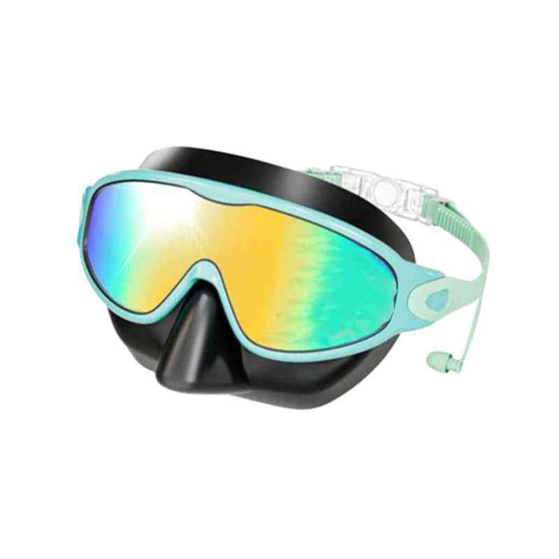 Childrens Anti-Fog Swimming Goggles with Nose Cover