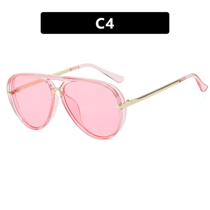 Toad-Shaped Aviator Sunglasses