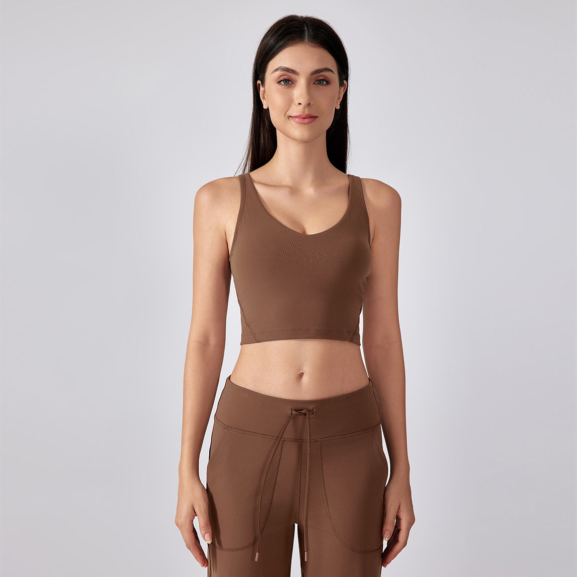 Women's High Support Yoga Running Fitness Crop Top