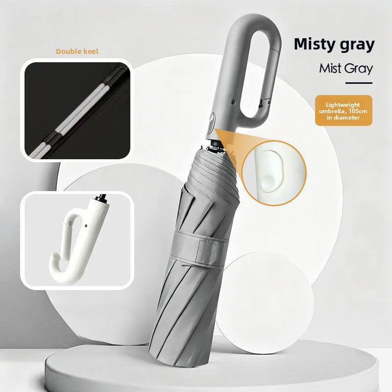 Fully Automatic Umbrella with Ring Handle