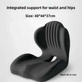 Ergonomic Memory Foam Seat Cushion with Lumbar Support