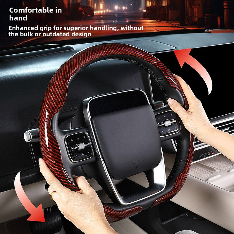 Carbon Fiber Steering Wheel Cover