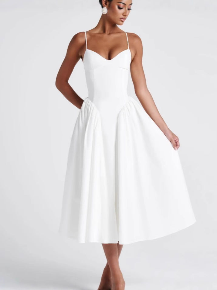 Elegant Sleeveless Slip Dress