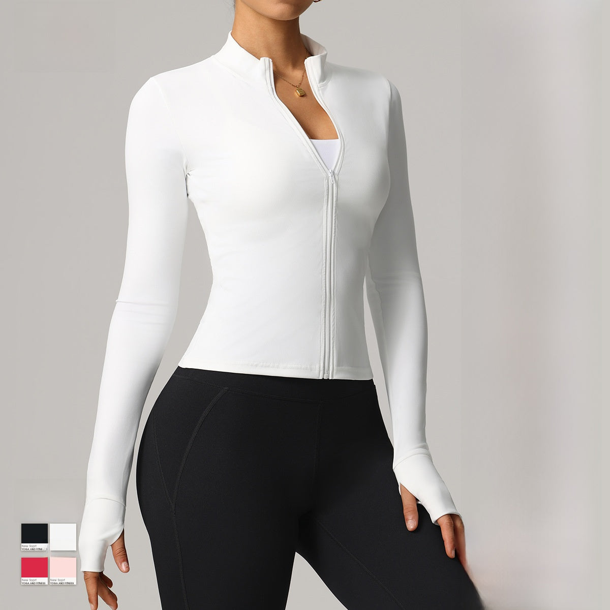 Women's Quick-Dry Slim-Fit Long Sleeve Sports Jacket