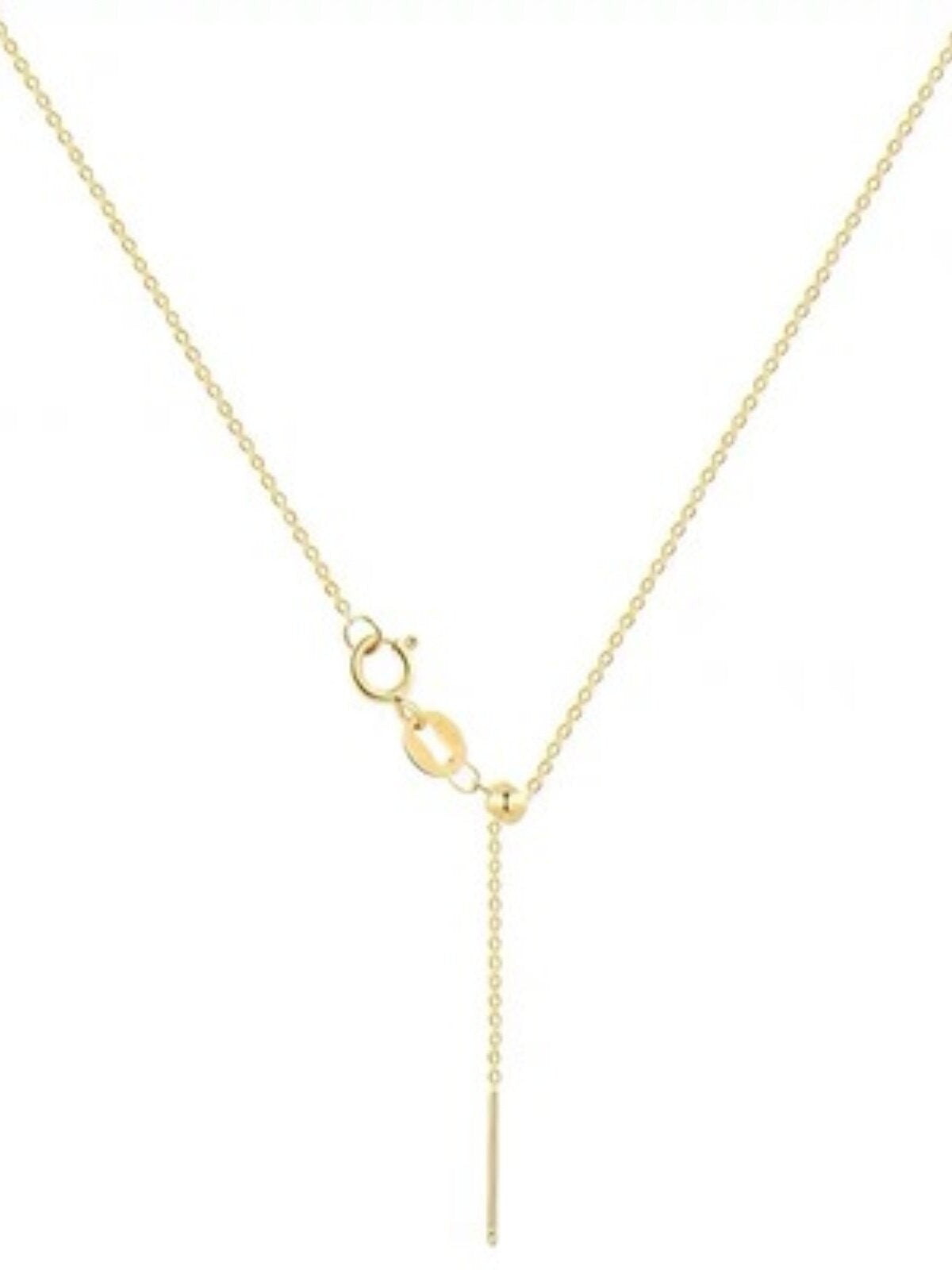 Adjustable 18K Gold Necklace Chain