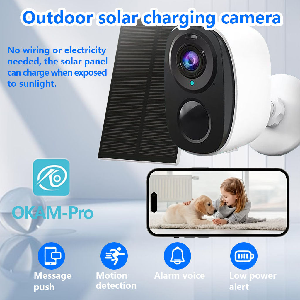 Solar Wifi Home Surveillance Camera