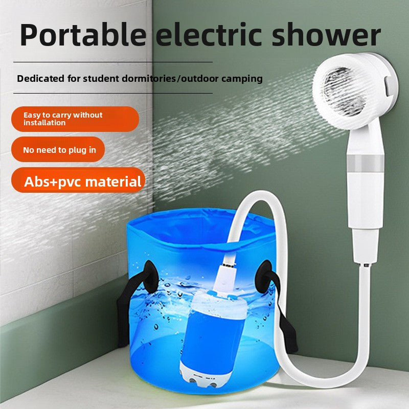 Portable Outdoor Shower Pump with Automatic Water Flow