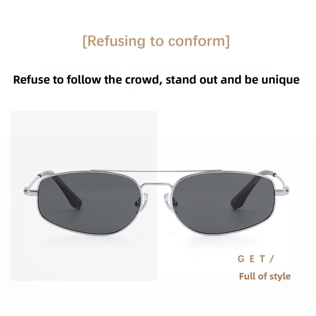 Pilot Style Metal Sunglasses UV Protection