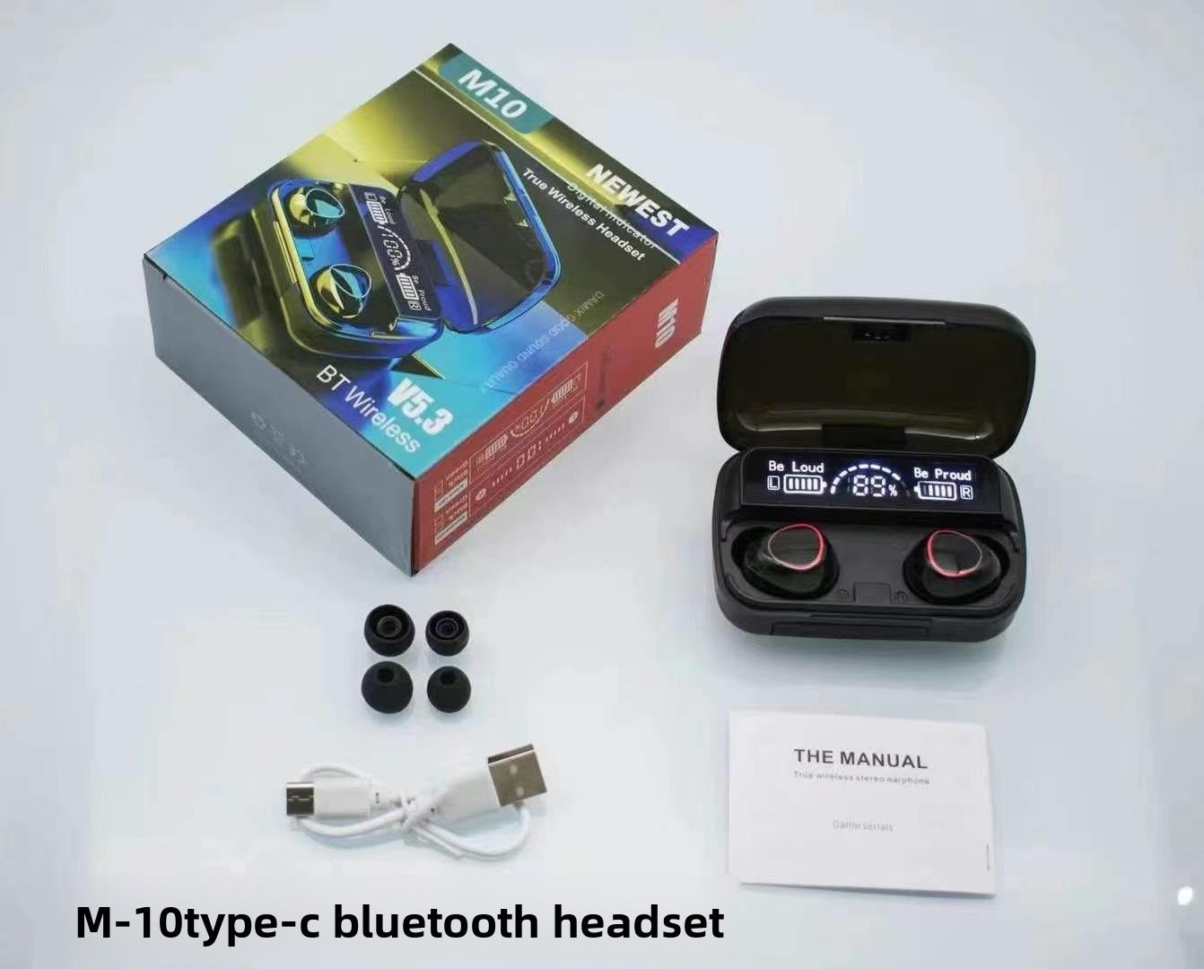 Wireless Bluetooth Earphones with Digital Display