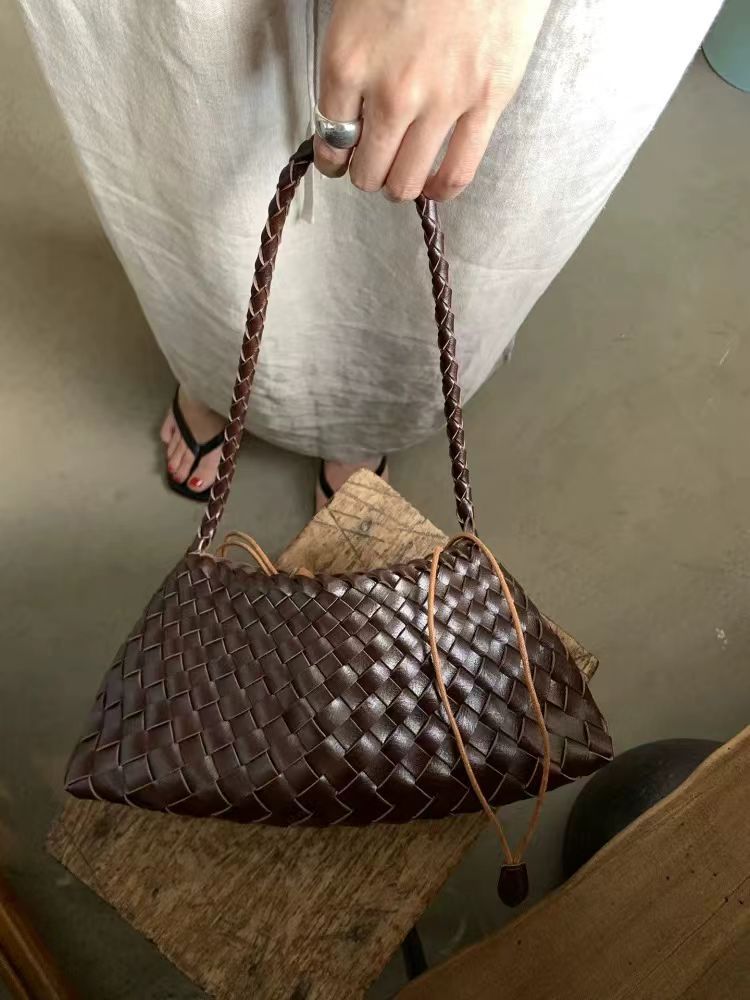Korean Handwoven Underarm Shoulder Bag