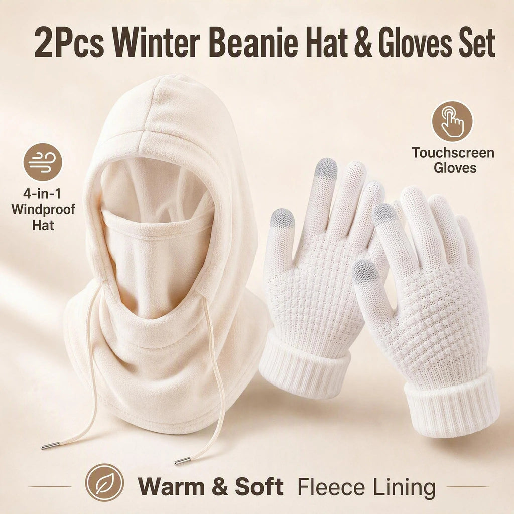 Cycling cap and non-slip touchscreen gloves