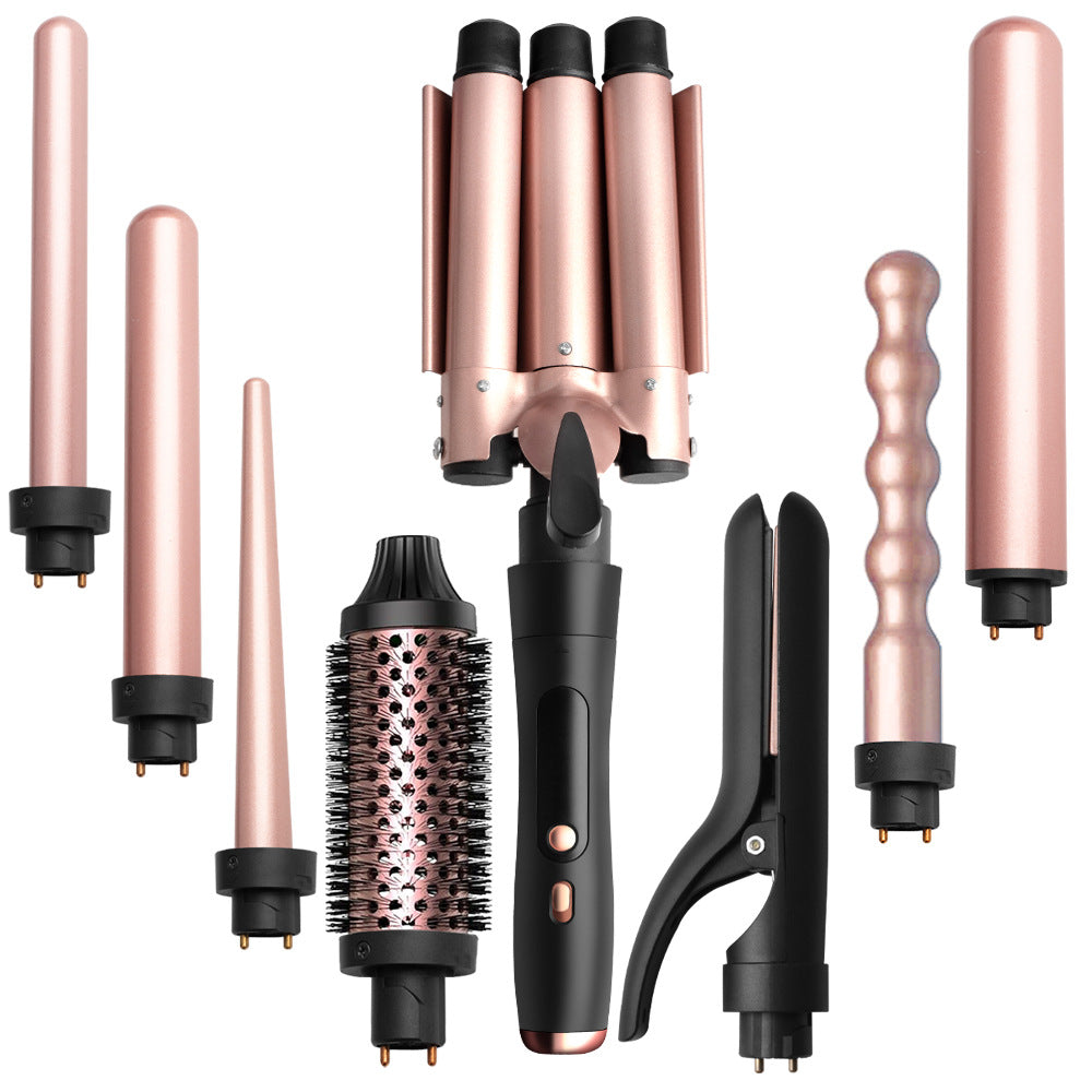 Multi-Function Hair Styling Iron with Interchangeable Heads
