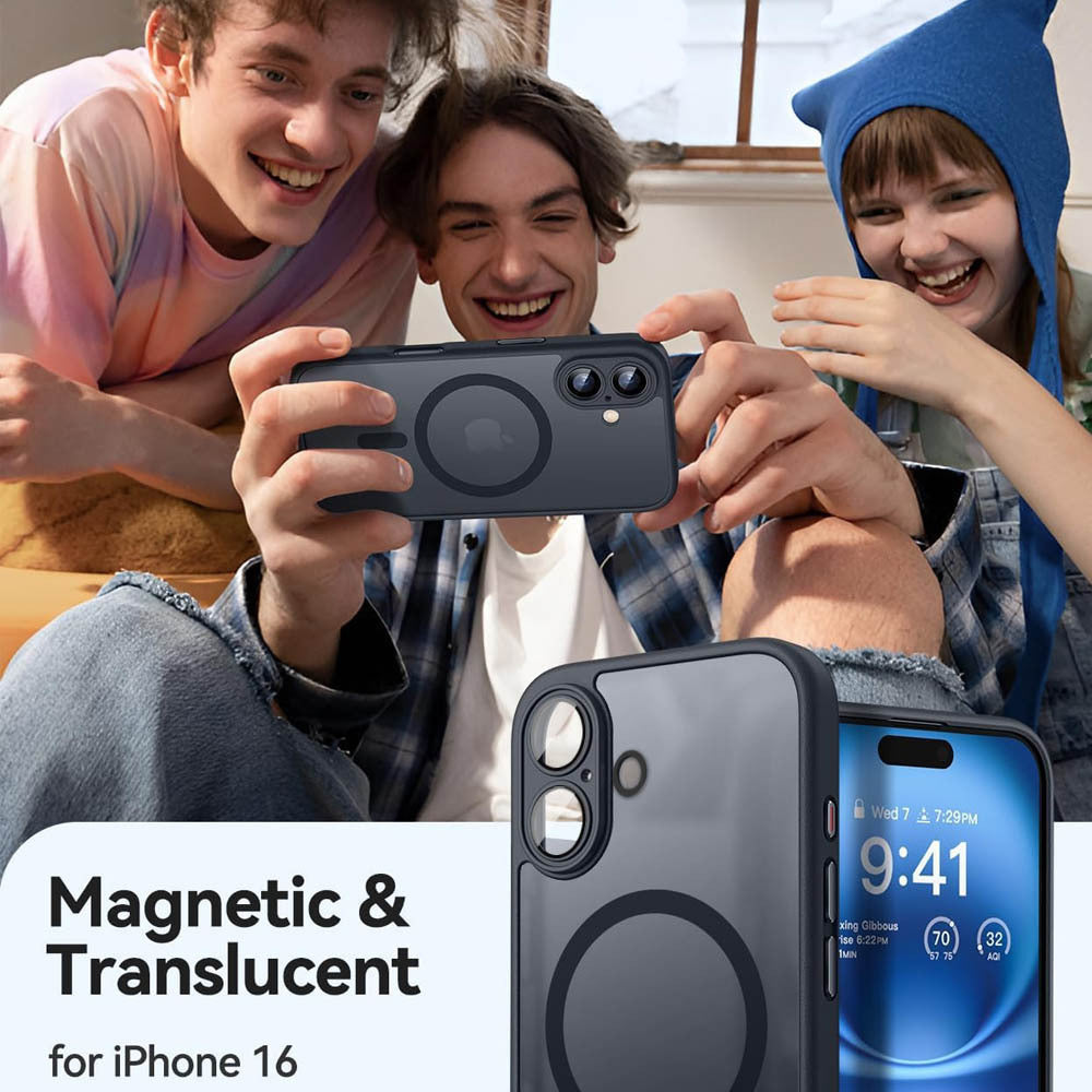 Magnetic Translucent Protective Phone Case