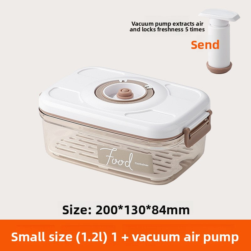 Electric vacuum storage box with air extraction function