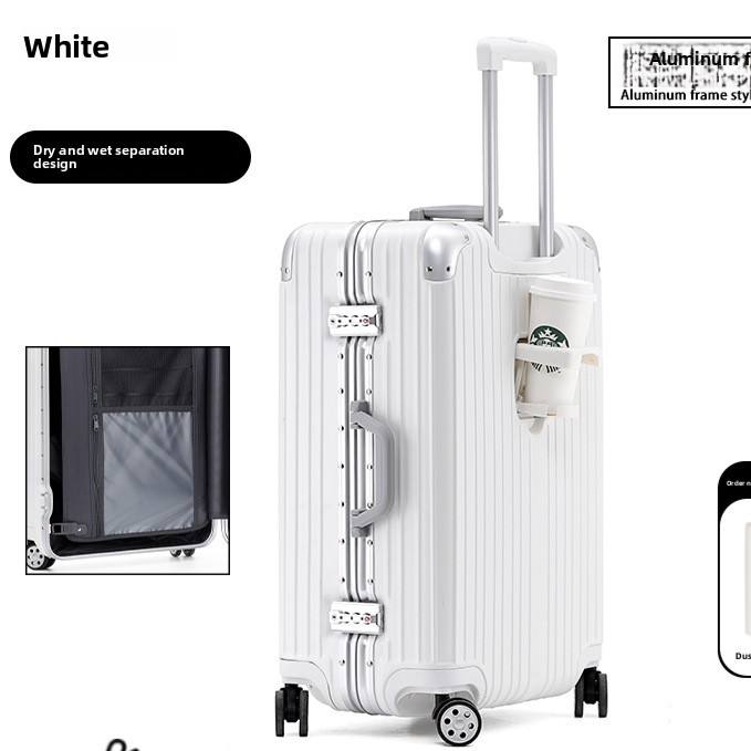 Aluminum Magnesium Alloy TSA Lock Luggage Suitcase