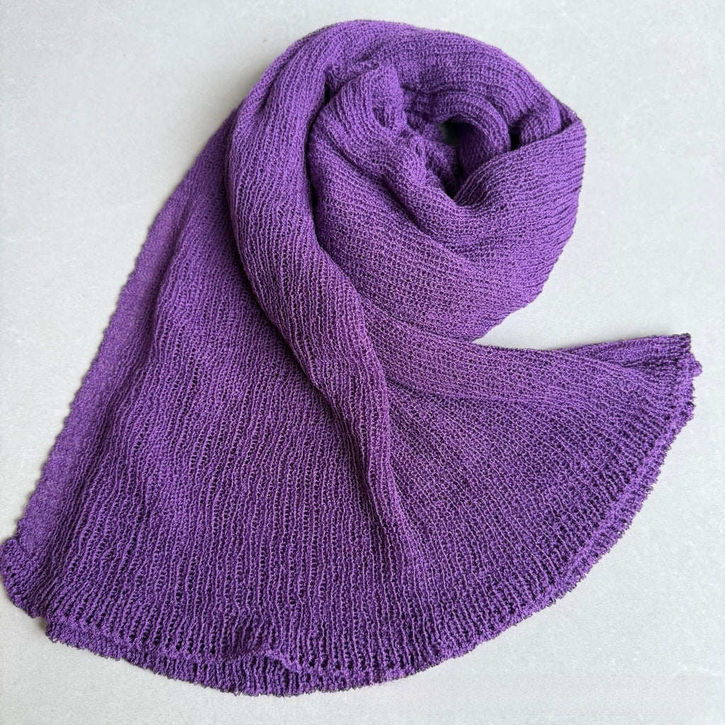 Cutout Knit Shawl