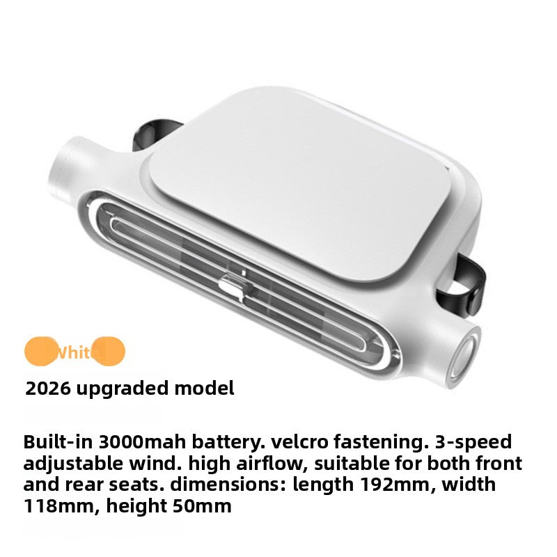 USB Bladeless Car Seat Cooling Fan