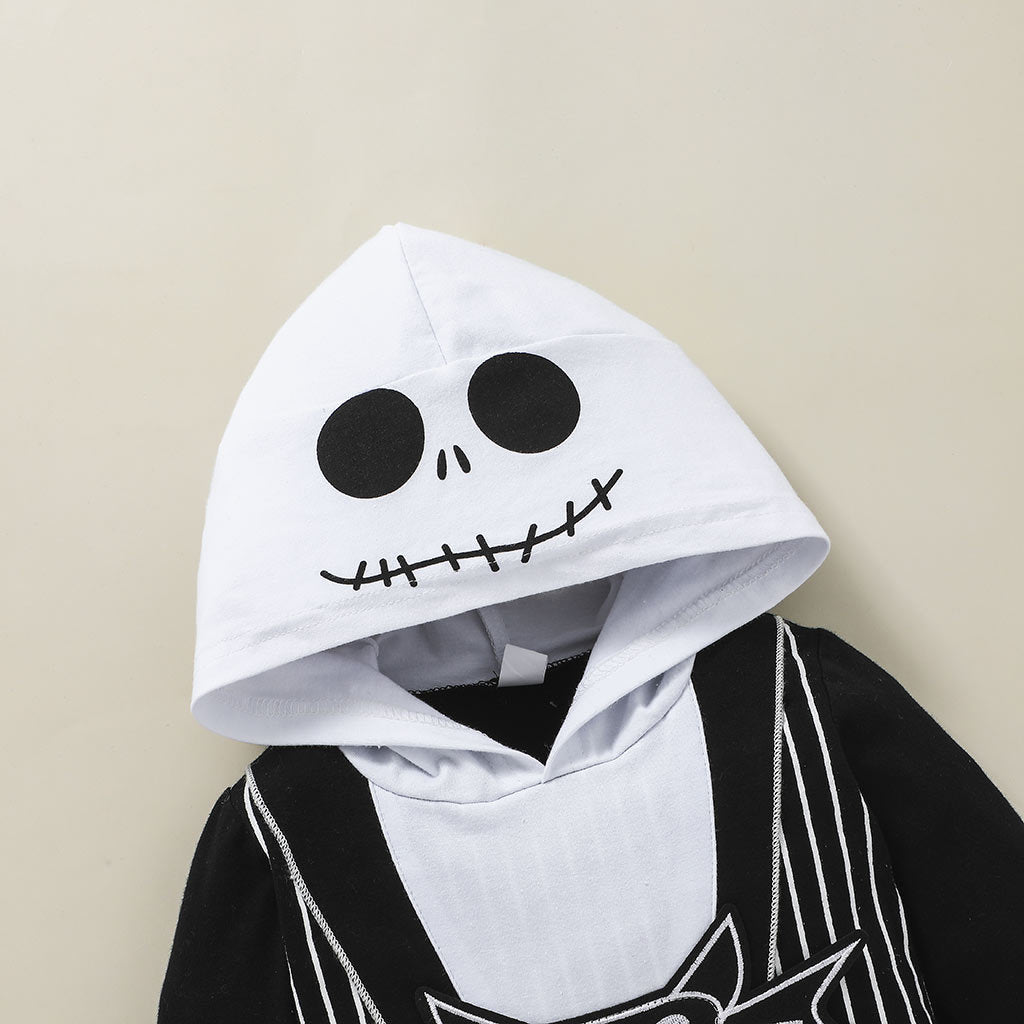 Baby Skeleton Hooded Jumpsuit