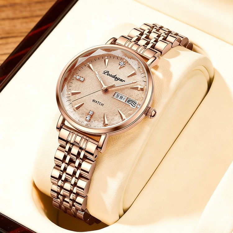 Waterproof luminous women?s watch