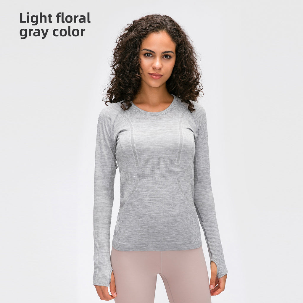 Seamless yoga top