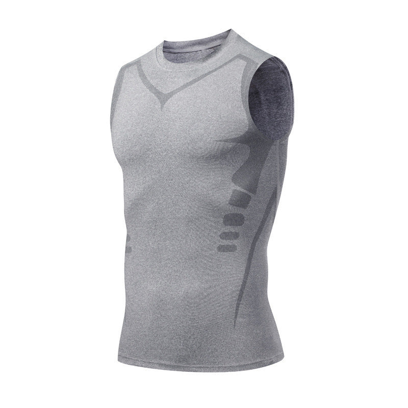 Men's quick-drying tight-fitting sports vest