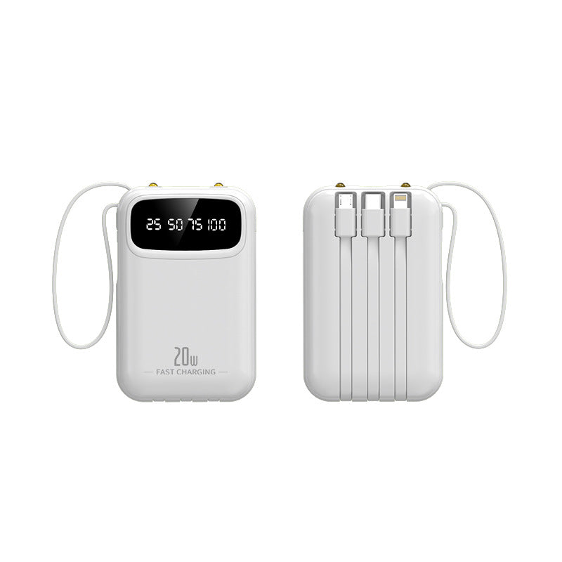 Portable 20000mAh Power Bank with Digital Display
