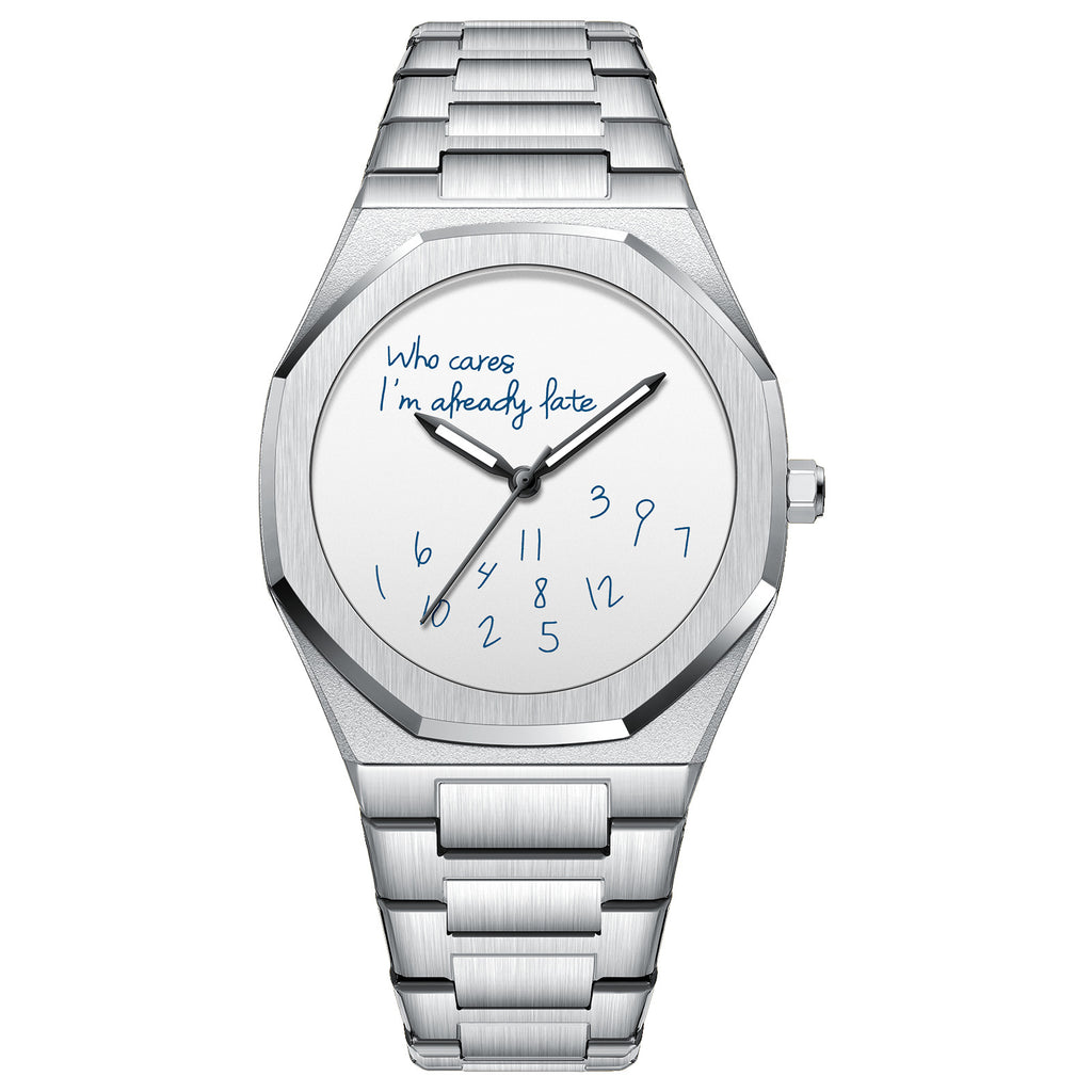 Fashion Digital Luminous Men Watch Octagonal Steel Band