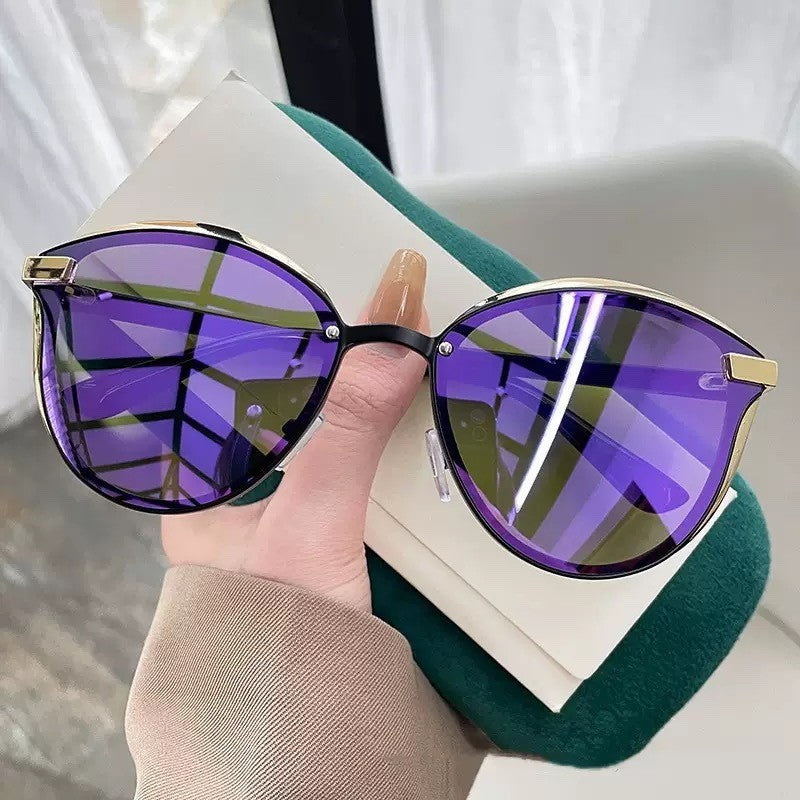 Women Vintage Cat Eye Sunglasses UV400 Protection