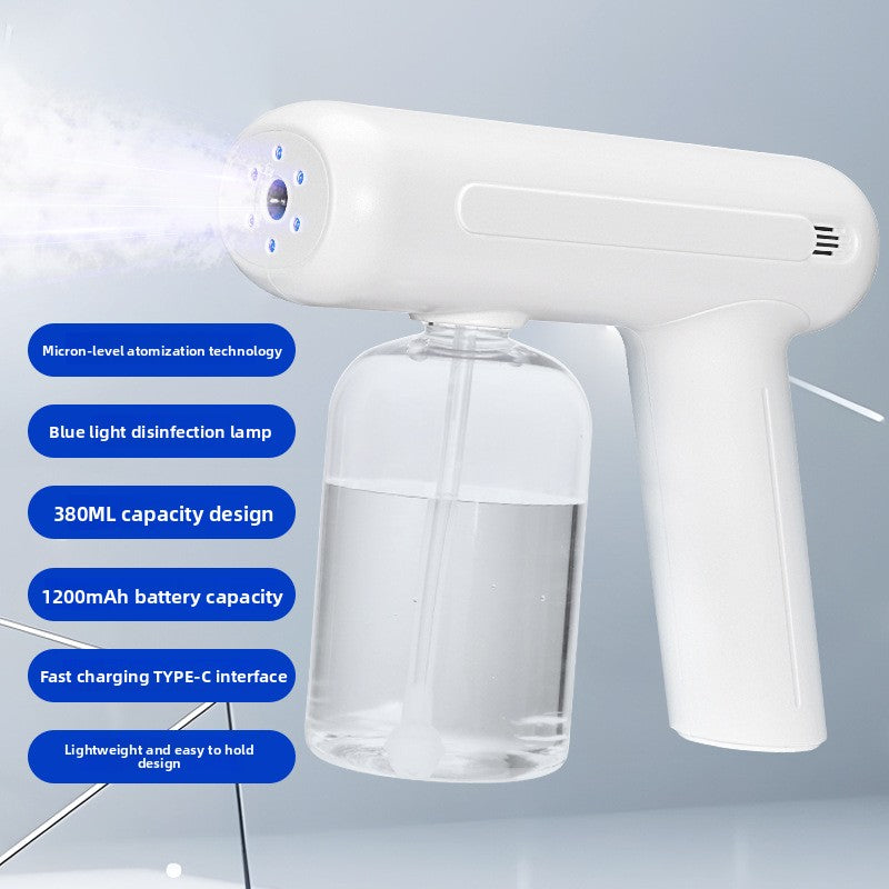 USB charging long life handheld blue light sprayer