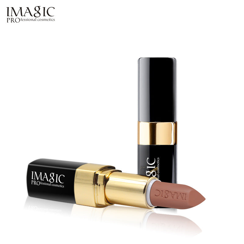 Black tube gold ring matte matte matte face lipstick