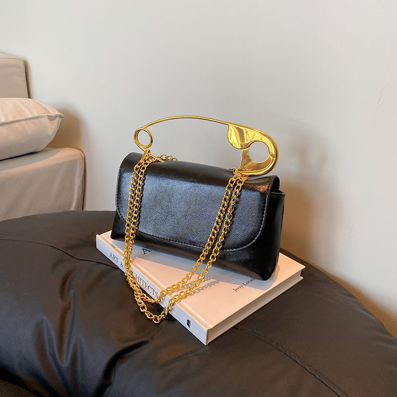 New Korean Style Versatile Chain Bag High-End Shoulder Crossbody Bag