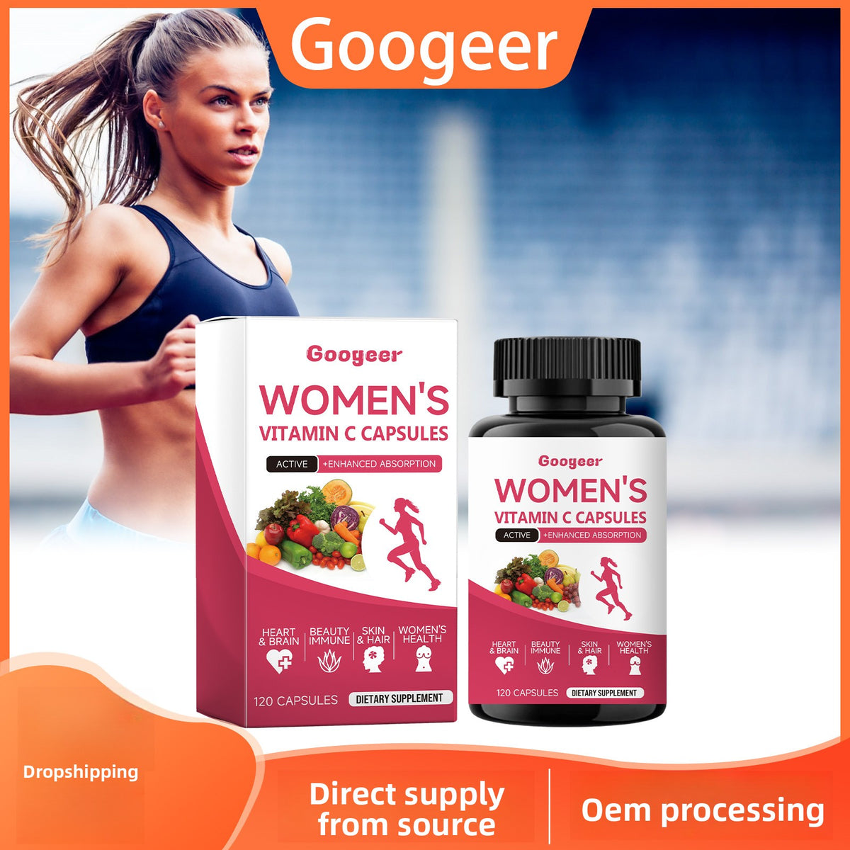 Womens Vitamin C Dietary Supplement