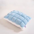 Cloud Flower Ice Silk Soft Pillow with Feather Cotton Filling for Sleeping
