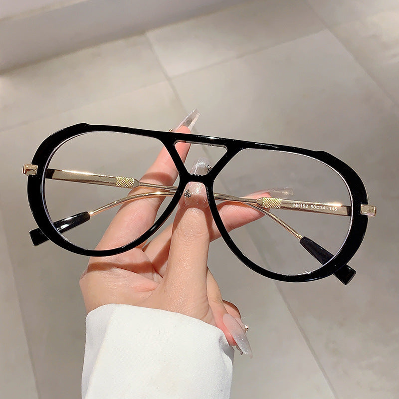 Retro Oval Sunglasses UV400 Protection