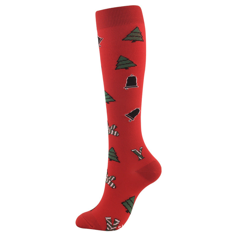 Christmas Compression Socks with Festive Designs