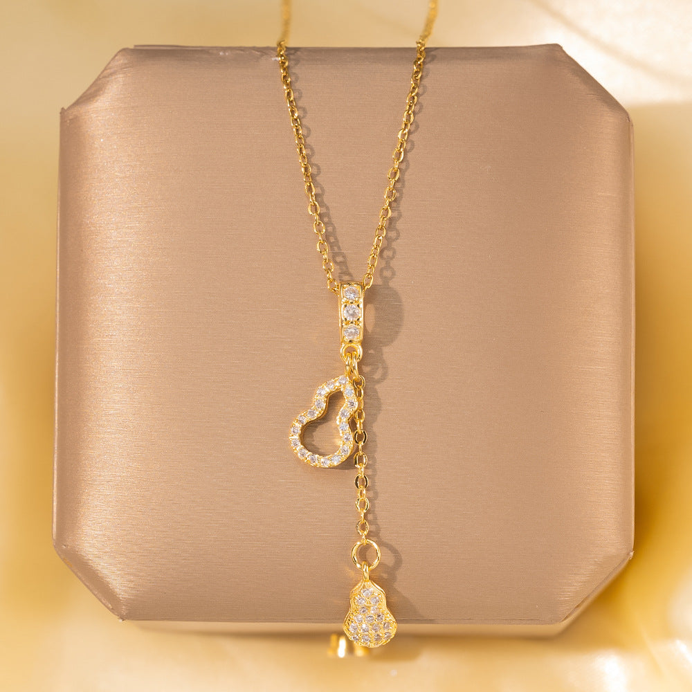 Minimalist Titanium Steel Clavicle Necklace